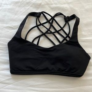 Black Lululemon Free To Be Bra